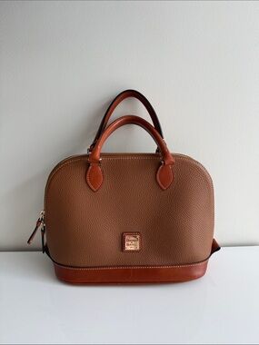 Dooney & Bourke Pebbled Grain Leather Satchel